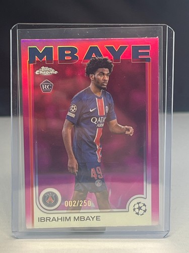 Ibrahim Mbaye 2024 Topps Chrome /250