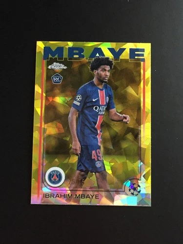 Ibrahim Mbaye 2024 Topps Chrome Gold /75
