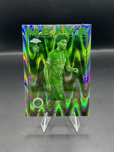 Ibrahim Mbaye 2024 Topps Chrome Night Vision RayWave /225