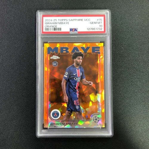 Ibrahim Mbaye 2024 Topps Chrome Orange /25