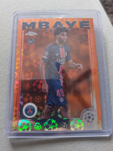 Ibrahim Mbaye 2025 Topps Chrome Orange /25