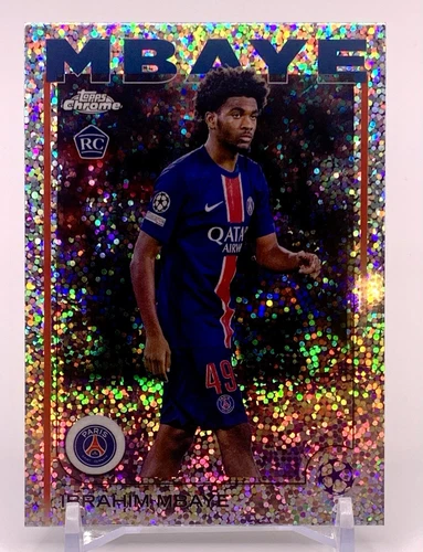 Ibrahim Mbaye 2024 Topps Chrome Refractor