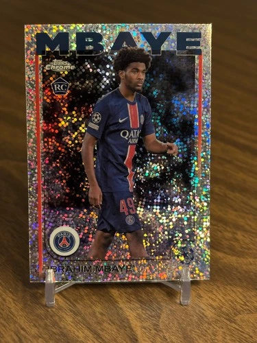 Ibrahim Mbaye 2024 Topps Chrome Speckle Refractor