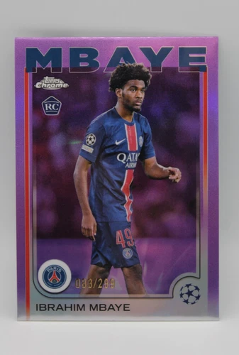 Ibrahim Mbaye 2024 Topps Chrome Violet /299