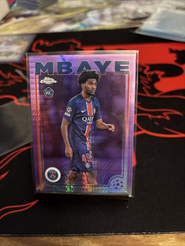 Ibrahim Mbaye 2024 Topps Chrome Violet Prism Refractor /299