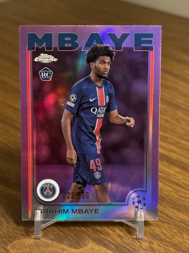 Ibrahim Mbaye 2024 Topps Chrome Violet Refractor /299