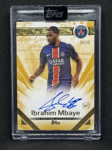 Ibrahim Mbaye 2024 Topps Exhibition Paris /10