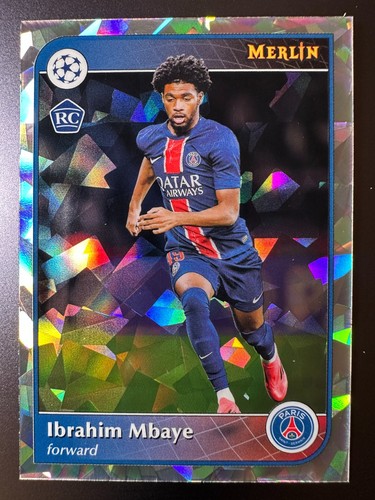 Ibrahim Mbaye 2024 Topps Merlin Chrome Ice Refractor