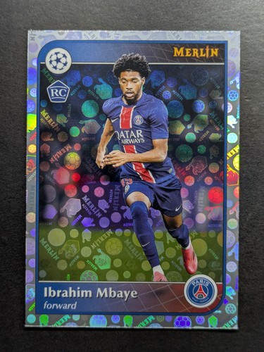 Ibrahim Mbaye 2024 Topps Merlin Chrome Vintage Refractor #149