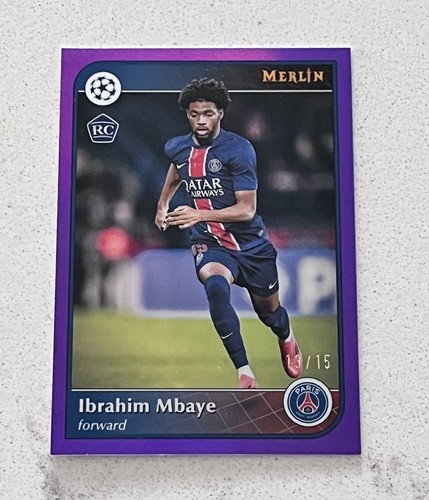 Ibrahim Mbaye 2024 Topps Merlin UEFA 13/15