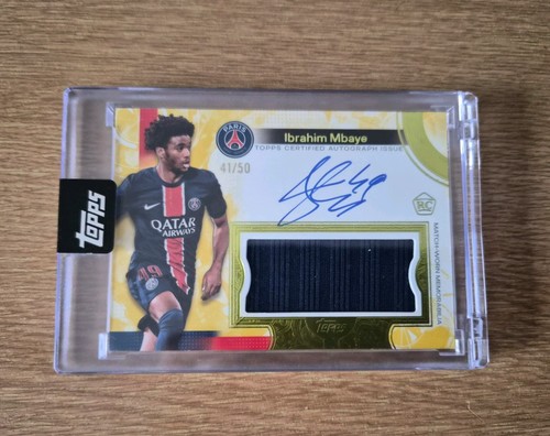 Ibrahim Mbaye 2024 Topps PSG /50