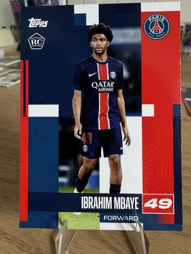 Ibrahim Mbaye 2024 Topps PSG Team Set