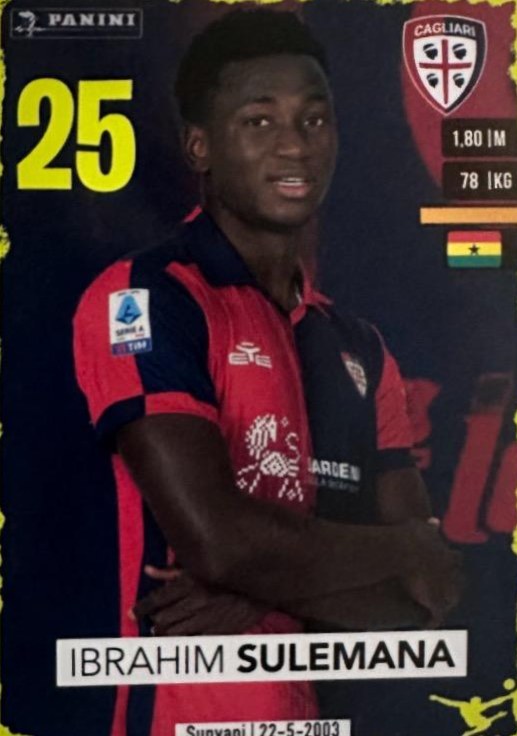 Ibrahim Sulemana 2023 Panini Calciatori Stickers
