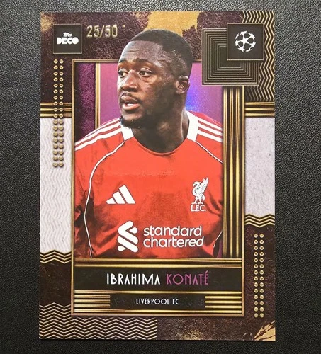 Ibrahima Ibou Konate 2025 Topps Deco Pink /50