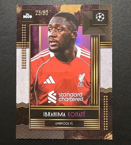 Ibrahima Ibou Konate 2025 Topps Deco Rosa /50
