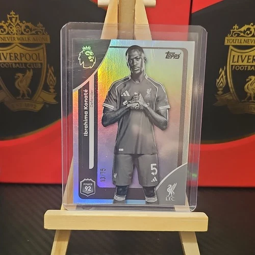 Ibrahima Konaté 2026 Topps Premier League Black & White /75