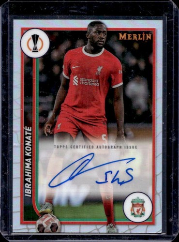 Ibrahima Konate 2024 Topps Chrome Merlin UEFA