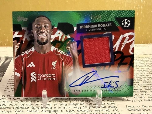 Ibrahima Konate 2025 Topps Flagship Green /99