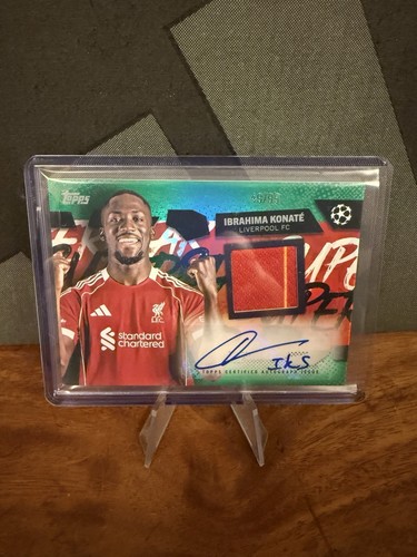 Ibrahima Konate 2025 Topps Flagship UCC Green Patch /99
