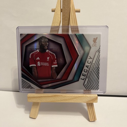 Ibrahima Konate 2025 Panini Futera Liverpool FC Legacy Red /5