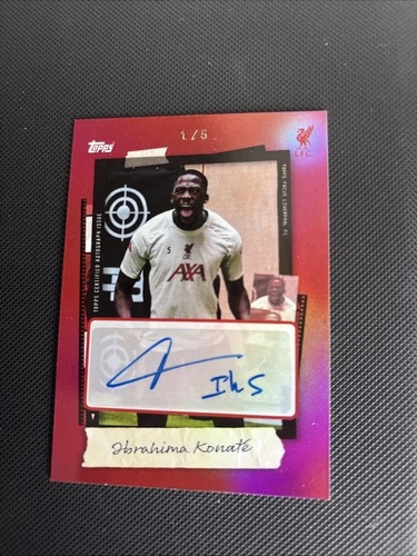 Ibrahima Konate 2025 Topps Liverpool Focus 1/5