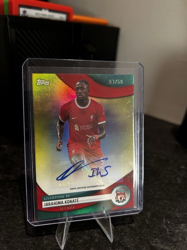 Ibrahima Konate 2023 Topps Liverpool Team Set Gold /50