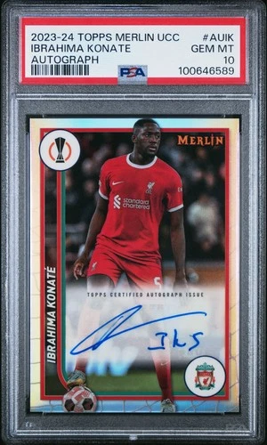 Ibrahima Konate 2023 Topps Merlin Chrome