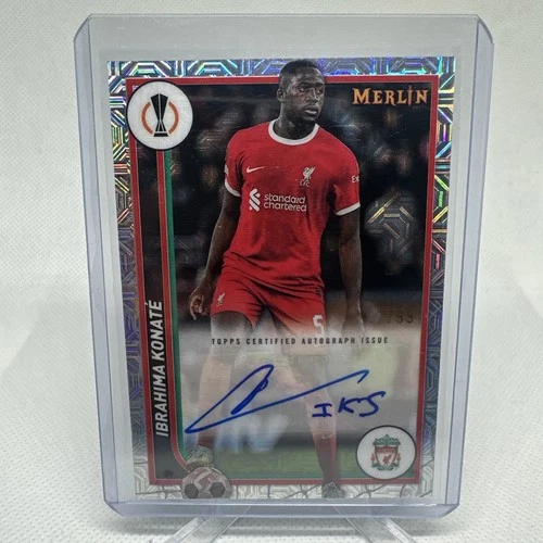 Ibrahima Konate 2024 Topps Merlin Chrome Mojo /99