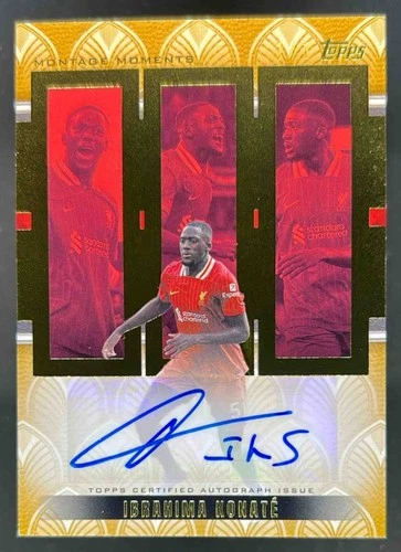Ibrahima Konate 2024 Topps Palatial Gold 1/1
