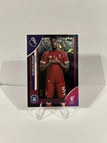 Ibrahima Konate 2026 Topps Premier League Black Sparkle /10