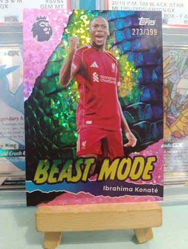 Ibrahima Konate 2026 Topps Premier League Pink Sparkle /399