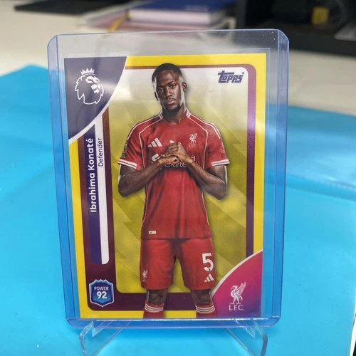 Ibrahima Konate 2025 Topps Premier League Yellow