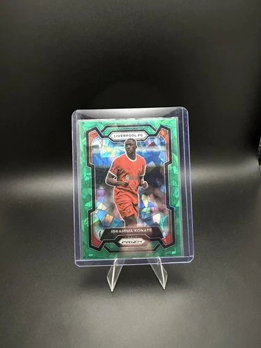 Ibrahima Konate 2023 Panini Prizm Green Cracked Ice
