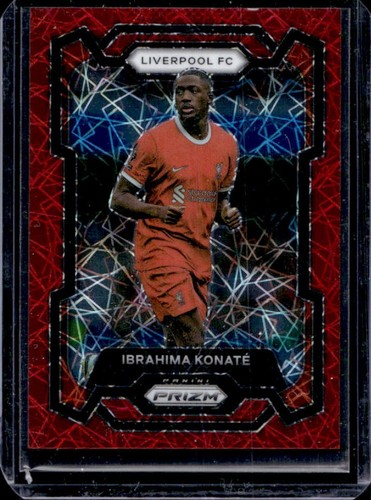 Ibrahima Konate 2023 Panini Prizm Premier League Red Lazer /49