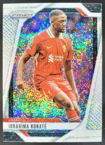 Ibrahima Konate 2024 Panini Prizm Premier League White Sparkle