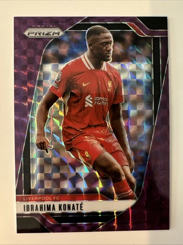 Ibrahima Konate 2024 Panini Prizm Purple Mosaic Prizm /249