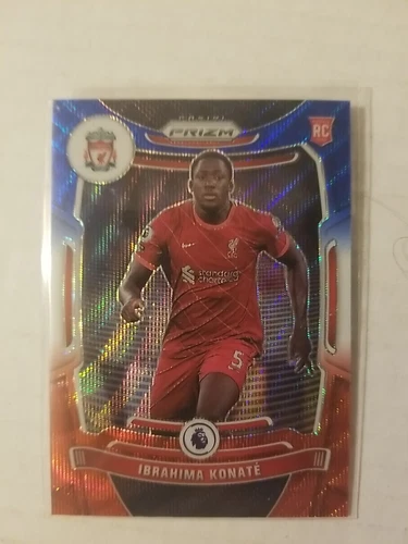 Ibrahima Konate 2021 Panini Prizm Red White Blue Prizm #80