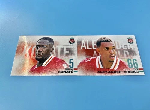 Ibrahima Konate & Trent Alexander-Arnold 2025 Futera Liverpool FX /15
