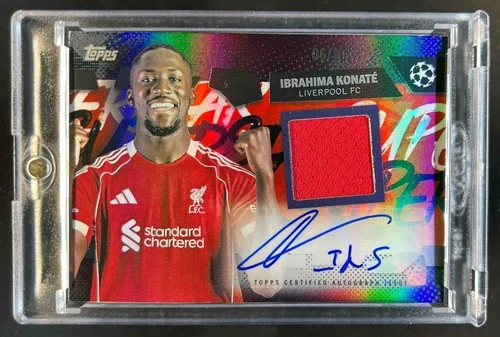 Ibrahima Konate 2025 Topps UEFA Black Foil /10