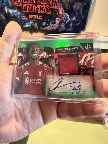 Ibrahima Konate 2025 Topps UEFA Club Superstar Green /99