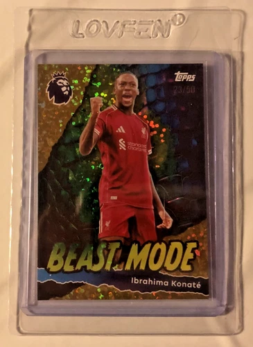 Ibrahimo Konate 2026 Topps Premier League Gold Sparkle /50