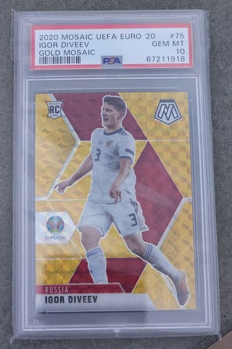 Igor Diveev 2021 Panini Mosaic Gold Disco Prizm /3