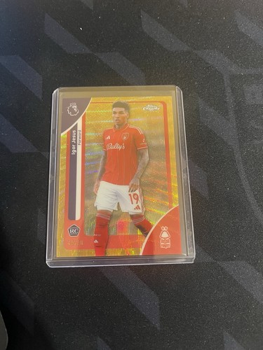 Igor Jesus 2025 Topps Chrome Gold Wave /50