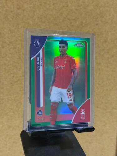 Igor Jesus 2025 Topps Chrome Green Refractor /99
