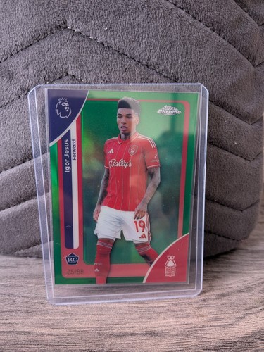 Igor Jesus 2026 Topps Chrome Green Wave Refractor /99