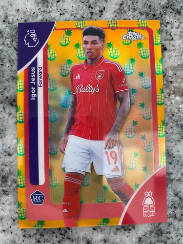Igor Jesus 2026 Topps Chrome Pineapple Blast