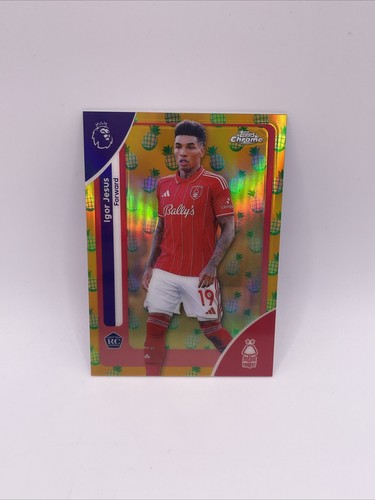 Igor Jesus 2025 Topps Chrome Pineapple Blast /26