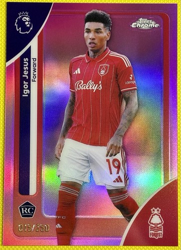 Igor Jesus 2025 Topps Chrome Pink /250