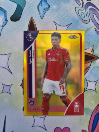 Igor Jesus 2025 Topps Chrome Premier League 274/275