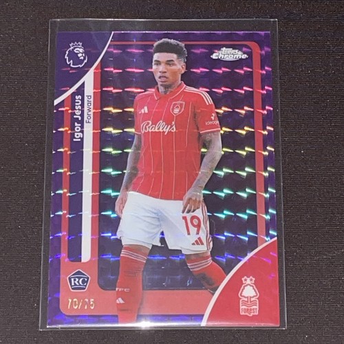 Igor Jesus 2026 Topps Chrome Premier League /75